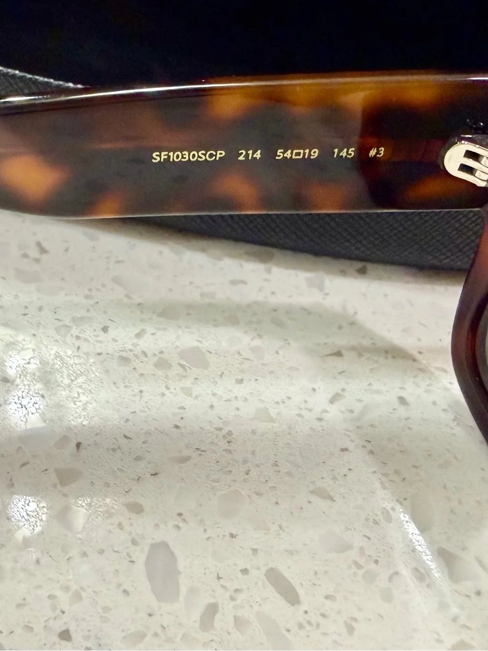 Salvatore Ferragamo Brown Tortoise Square Sunglasses with Black Lenses